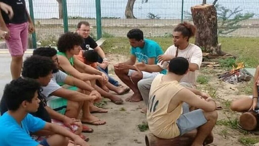 Projeto Papo de Tambor trabalha cultura afrodescendente com jovens do Mondubim papo de tambor afrosaberes 4 609x530 1