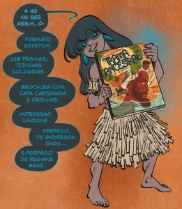 Trama Ancestral em quadrinhos